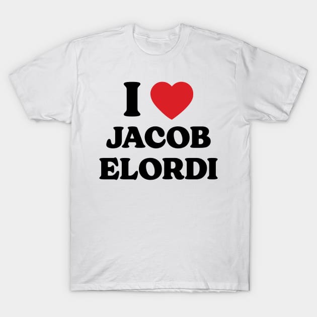 I Heart Jacob Elordi v2 T-Shirt by Emma